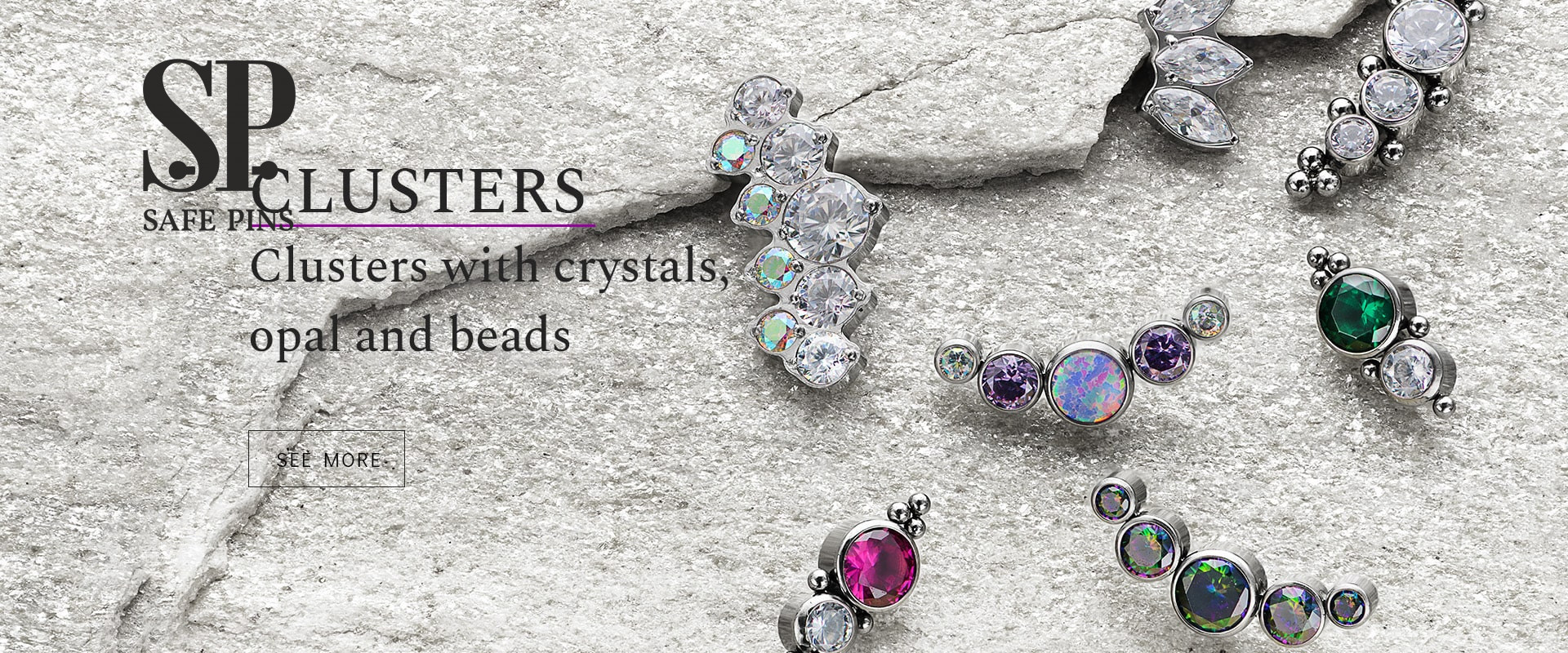 Piercing Titanium Clusters Safepins.eu