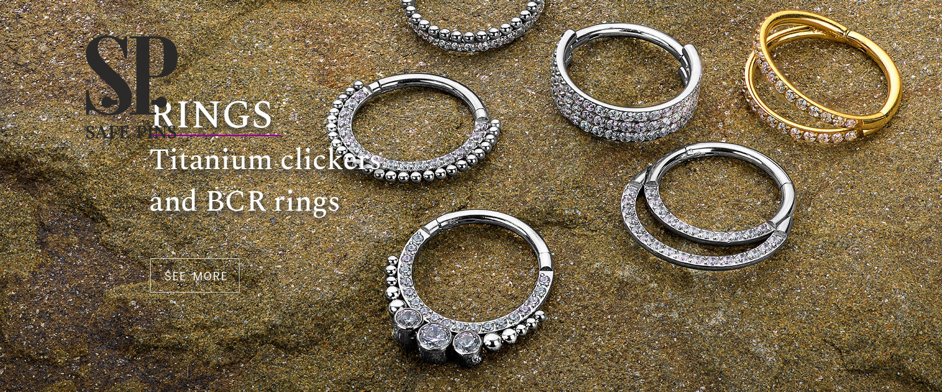 Piercing Titanium Clickers Safepins.eu