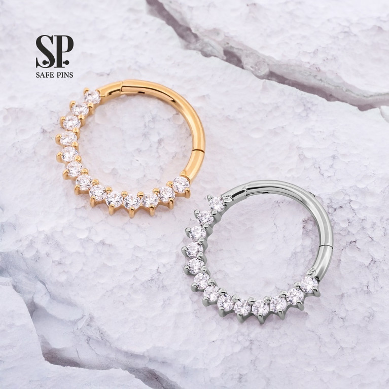 Titanium ASTM F-136 piercing jewelry SafePins